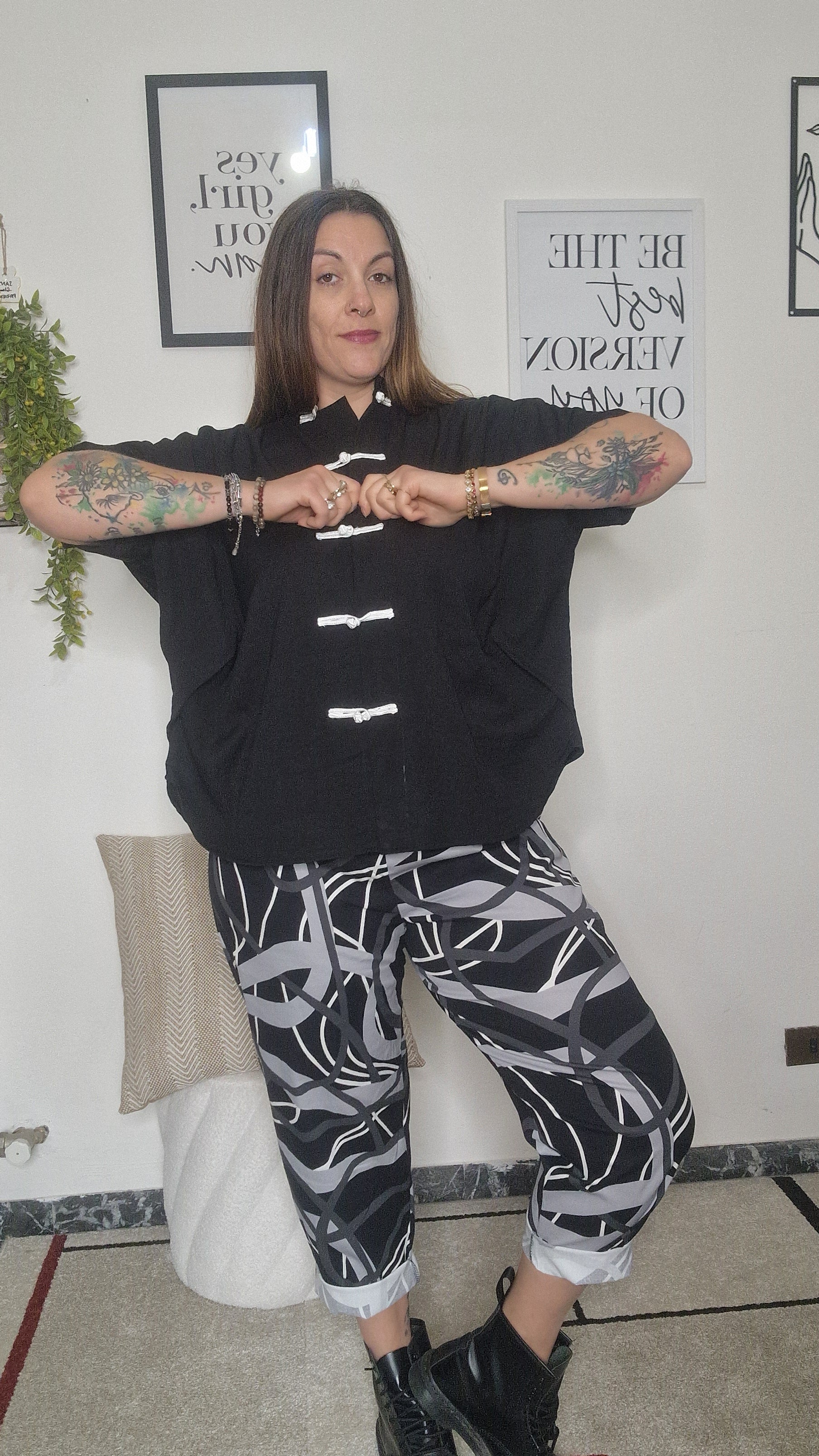 Camicia con laccetti – comfy chic ✨