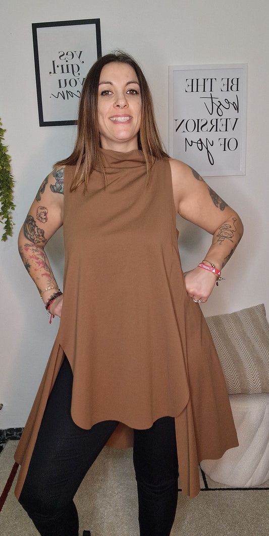 Maxi Maglia Glicine – Asymmetric Drape