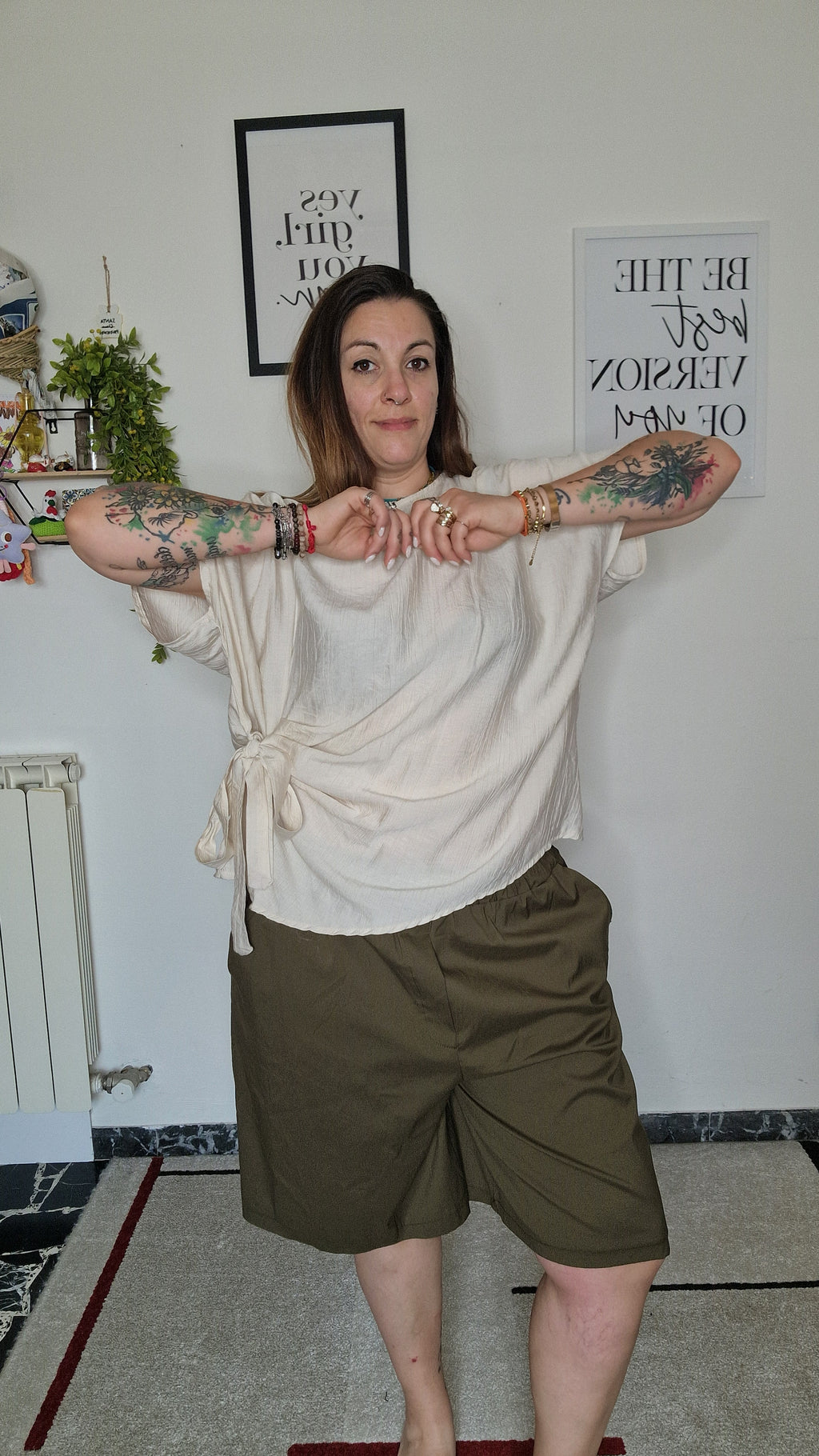 Blusa nodo curvy