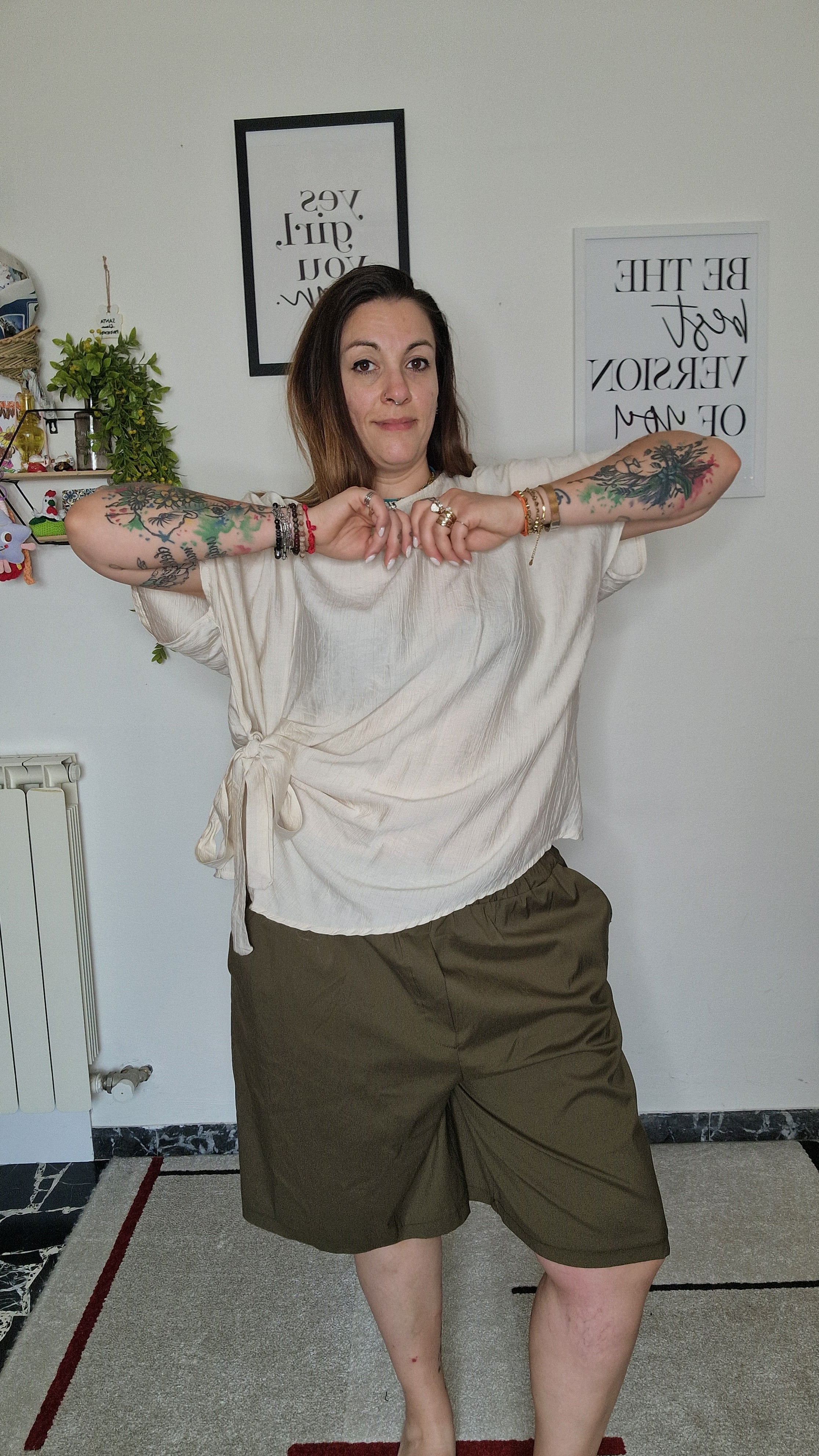 Blusa nodo curvy