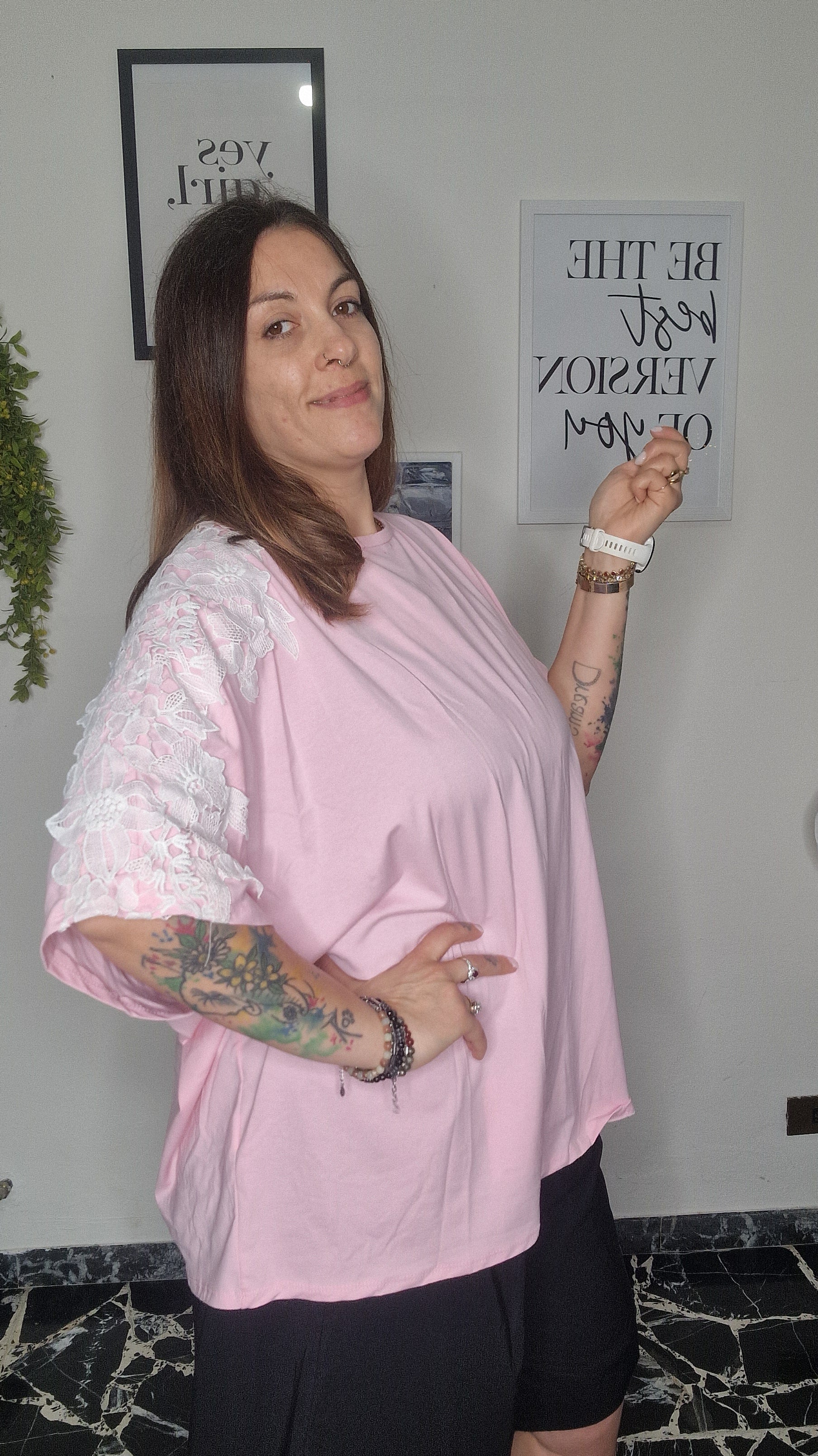 T-Shirt Curvy Ricamo Curvy