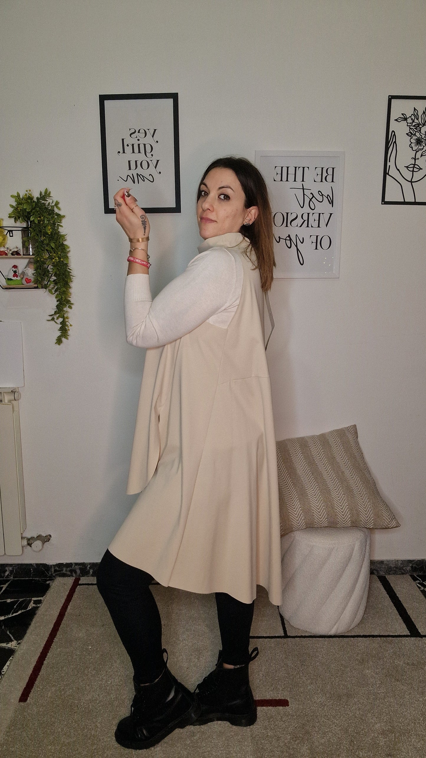 Maxi Maglia Glicine – Asymmetric Drape