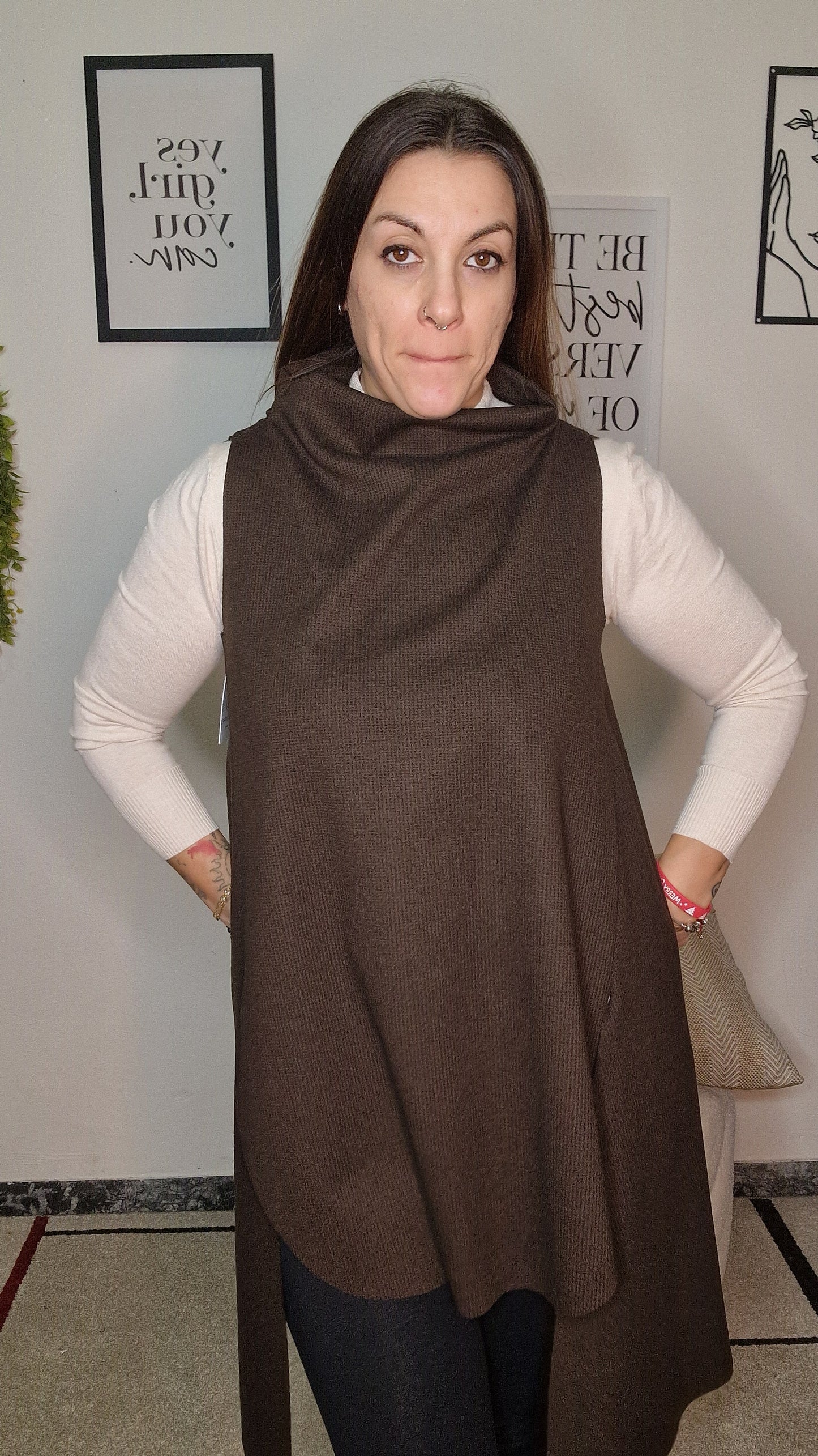 Maxi Maglia Zelda – Bold Chocolate Drape