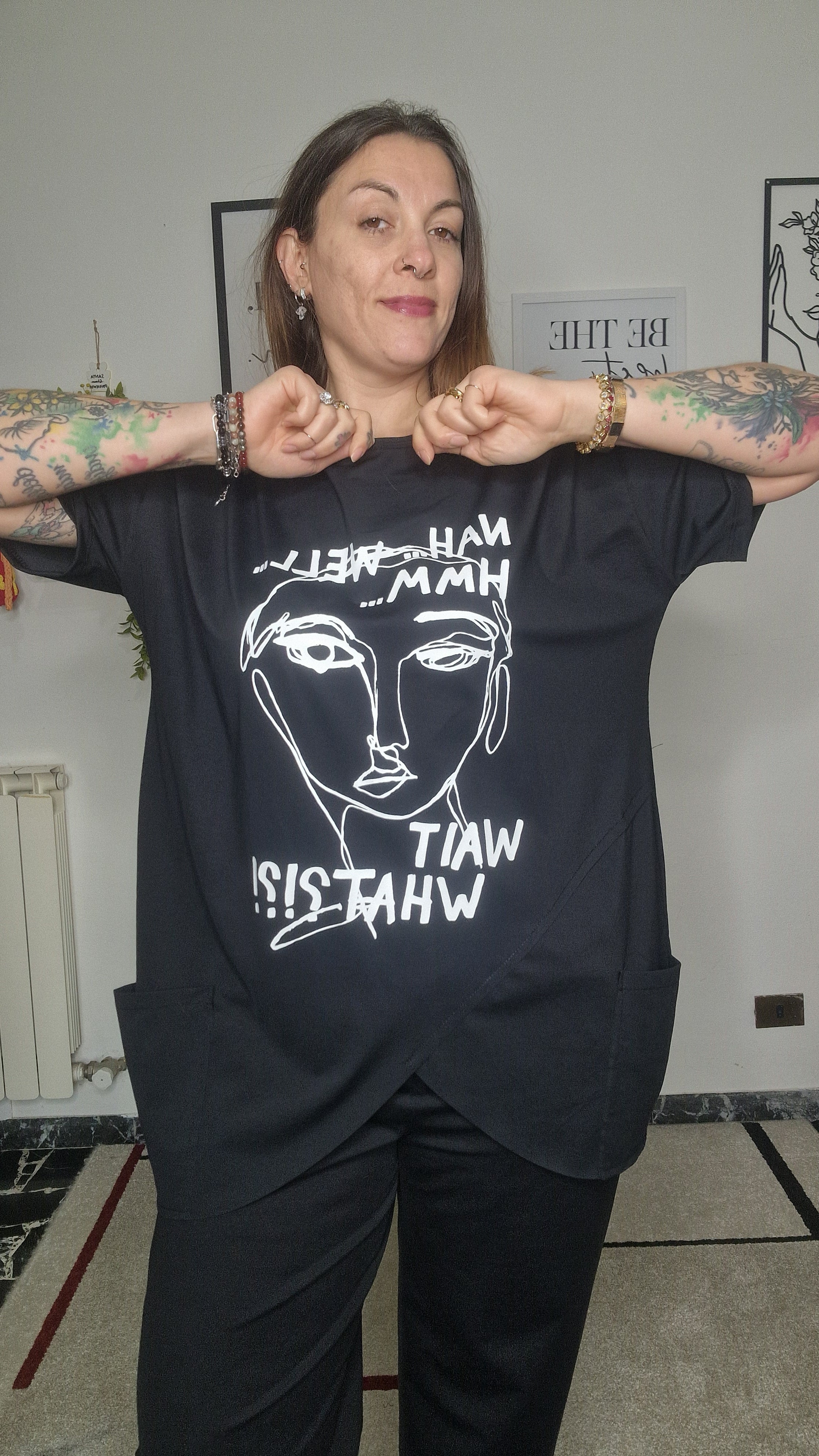 T-shirt svasata donna Linea 158c