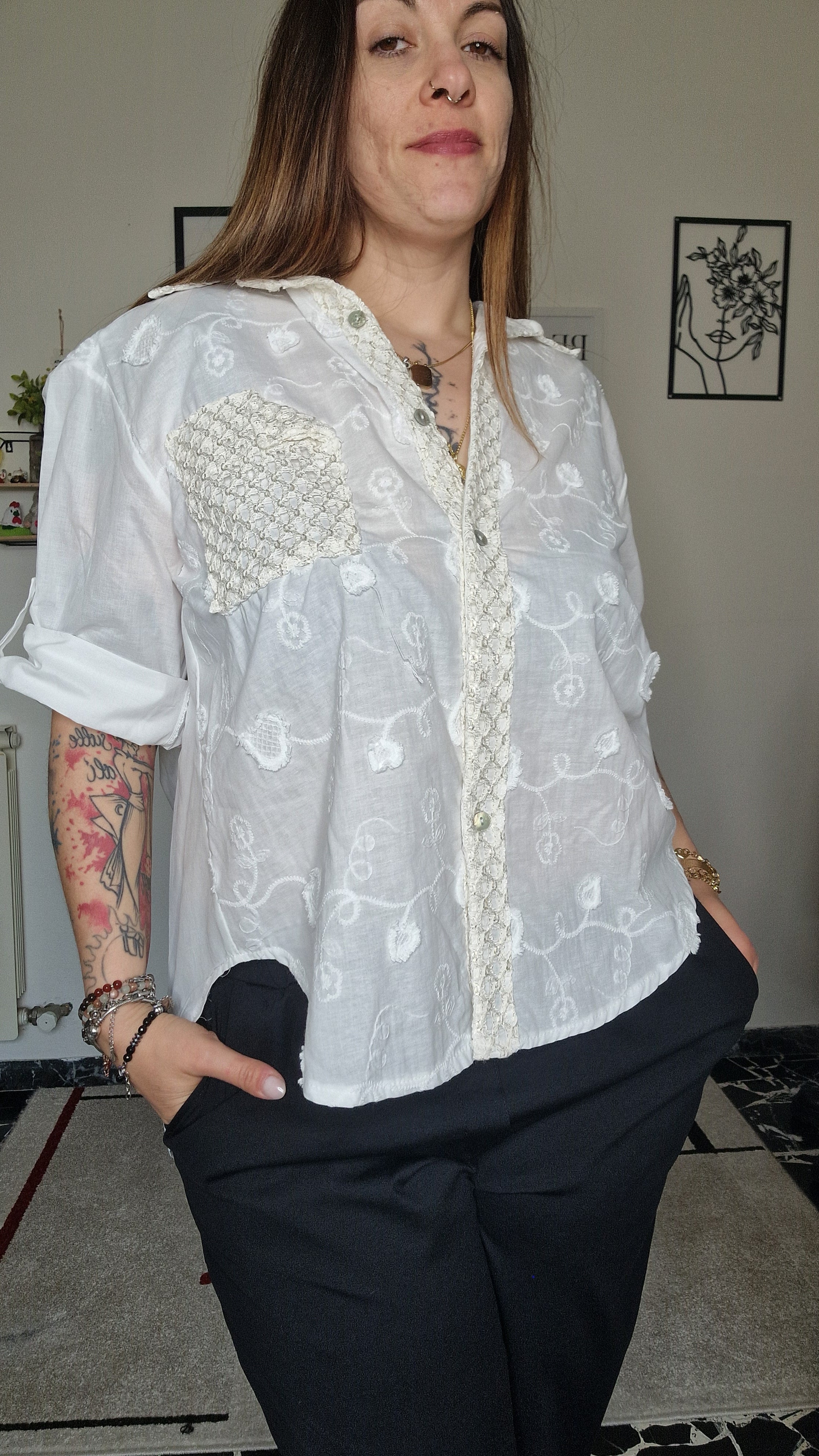 Camicia Ricamo – Eleganza facile