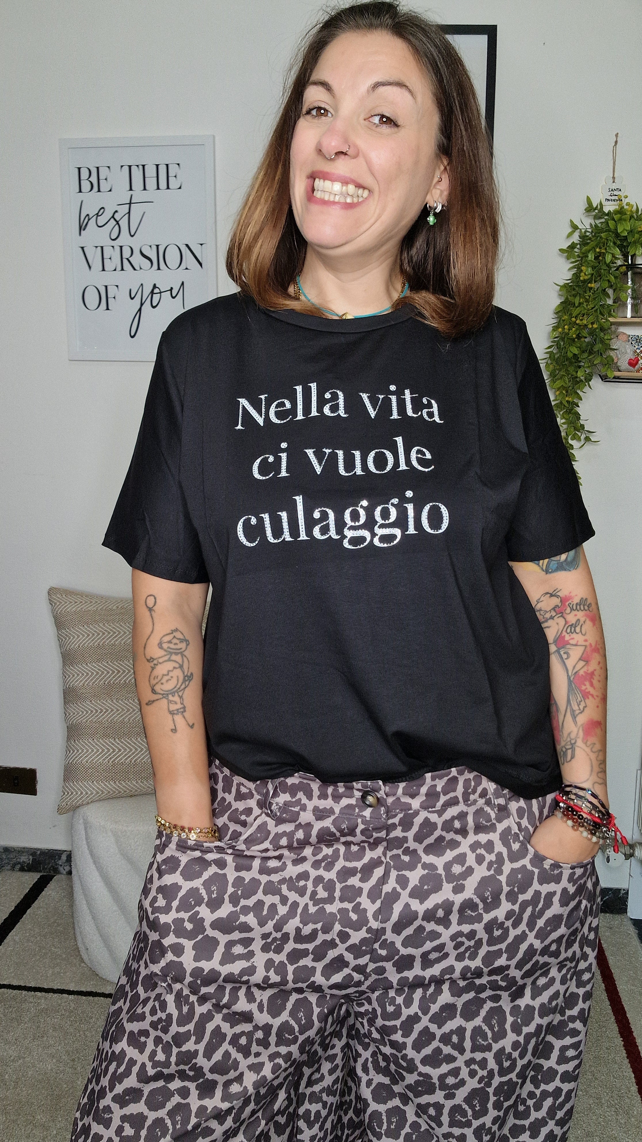 T-SHIRT MESSAGGIO MIX