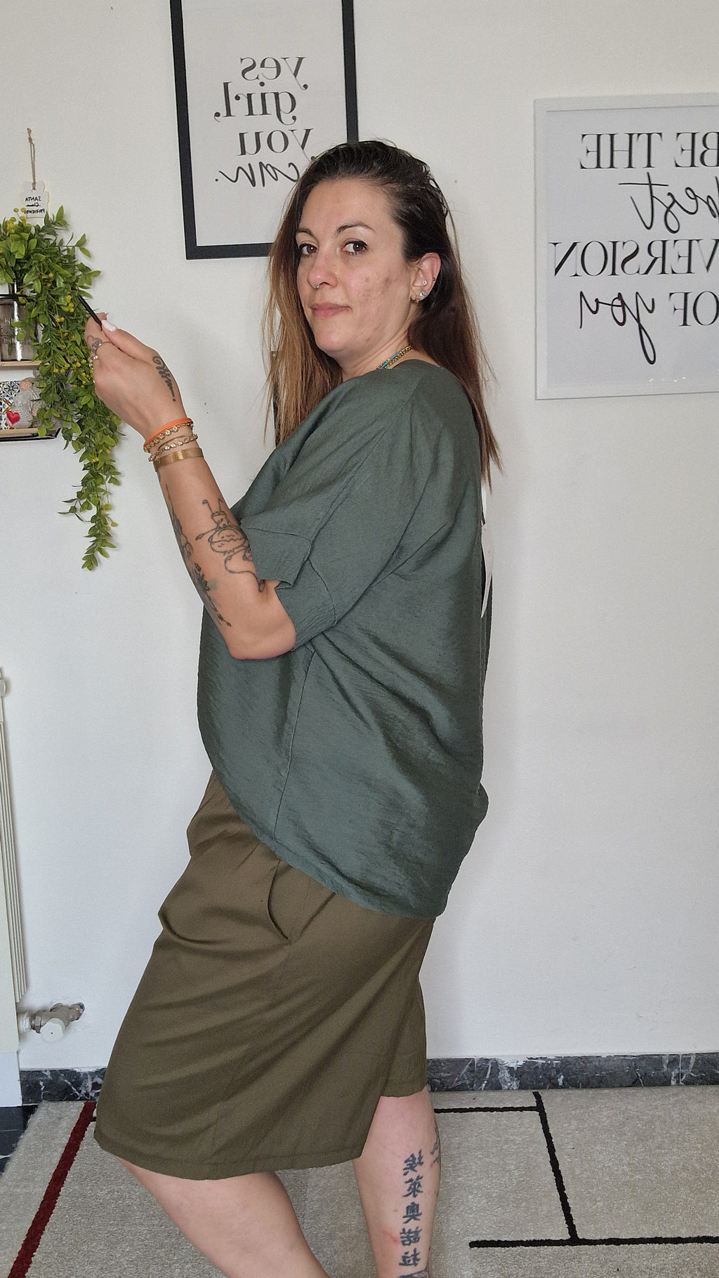 Maglia morbida scollo V basic chic