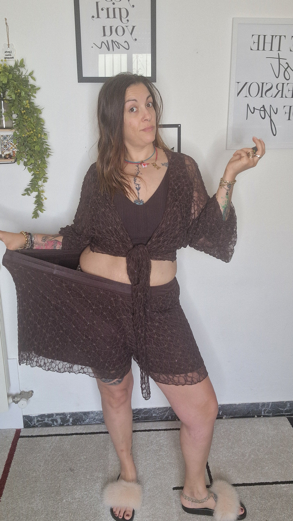 Completo Lurex Comfy
