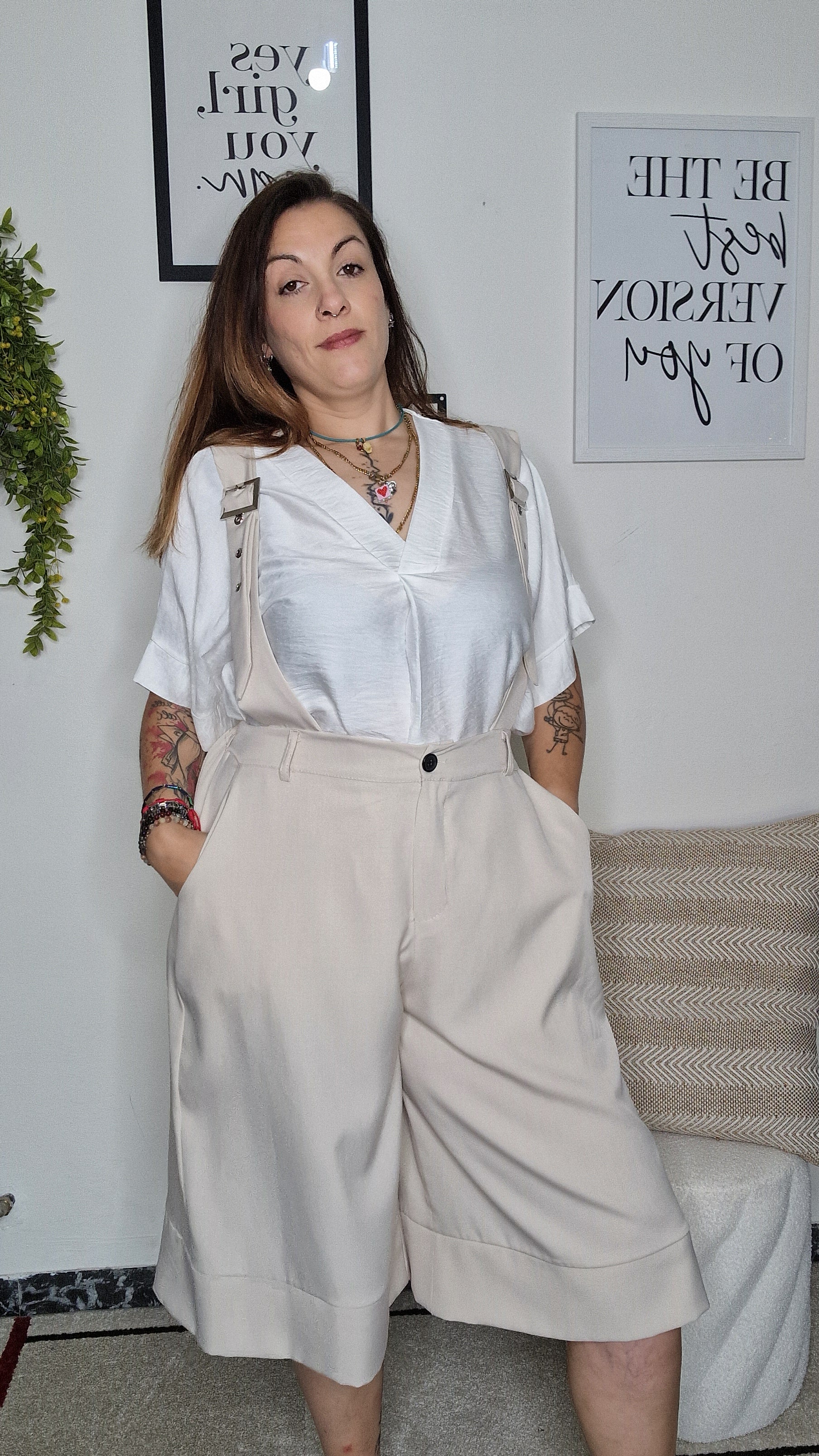 SALOPETTE CON BRETELLE REGOLABILI – Curvy